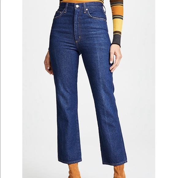 agolde pinch waist jeans radio